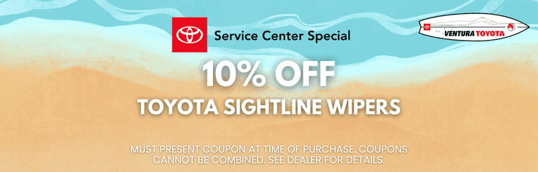10% off Sightline Wiper blades