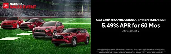 Used Toyota specials