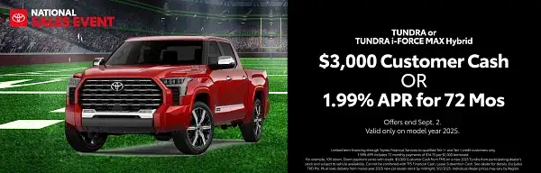 New 2025 Tundra Special