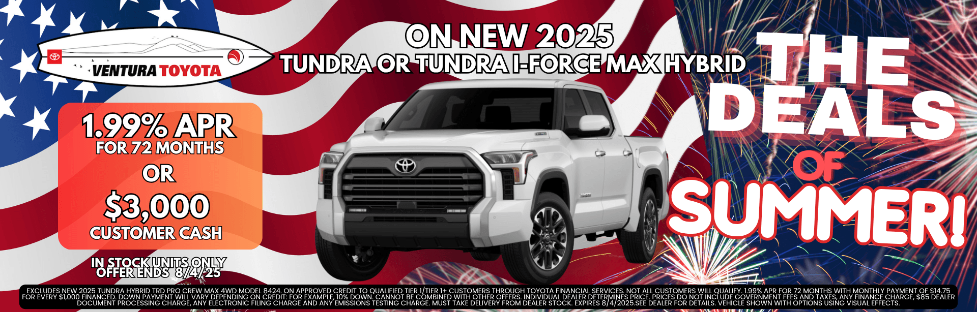 New 2024 Tundra 1.99% APR Special