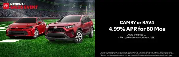 New Camry and RAV4 Special