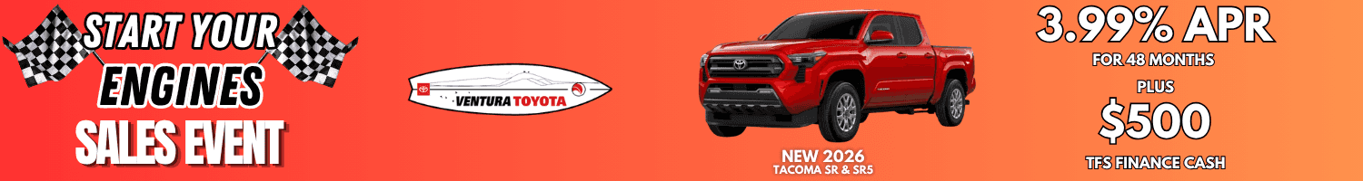 New Tacoma APR Deal in Ventura. Near Oxnard, Simi Valley, Thousand Oaks and Santa Barbara.