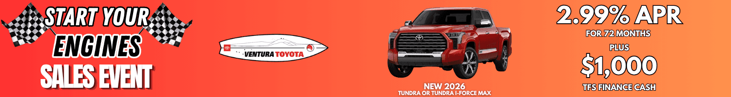 NEW TUNDRA APR Deal in Ventura, CA. Near Oxnard, Santa Barbara & Thousand Oaks.