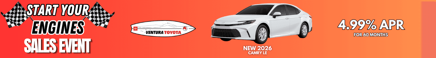 New Camry APR Special in Ventura. Near Oxnard, Simi Valley, Thousand Oaks and Santa Barbara.