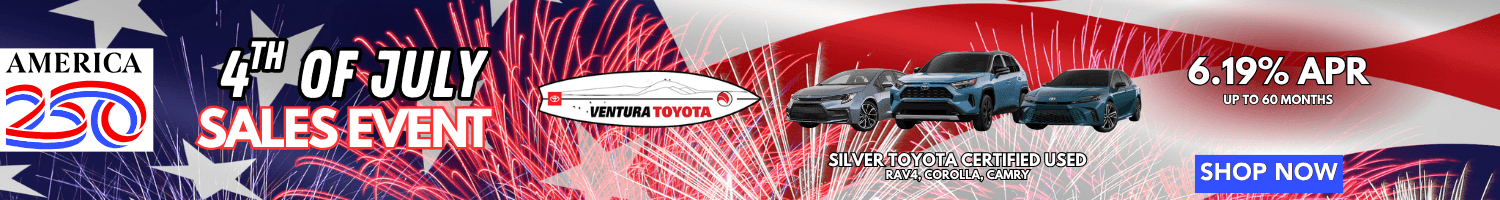 Silver Toyota Certified Used Deals in Ventura, Oxnard and Santa Barbara.