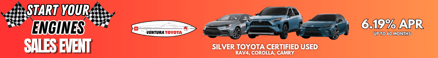 Silver Toyota Certified Used Deals in Ventura, Oxnard and Santa Barbara.