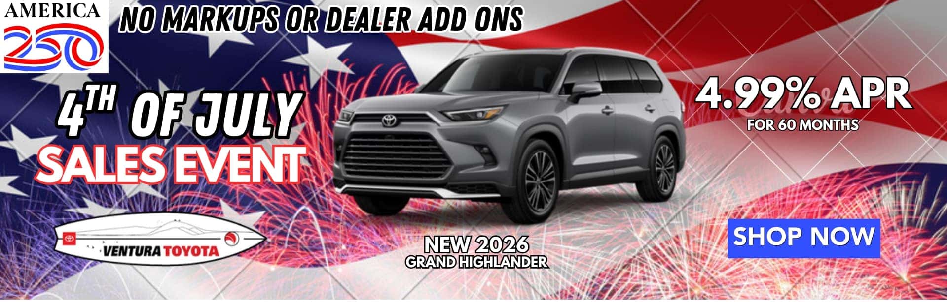 New Grand Highlander APR Deal in Ventura, CA. Near Oxnard, Santa Barbara and Thousand Oaks.