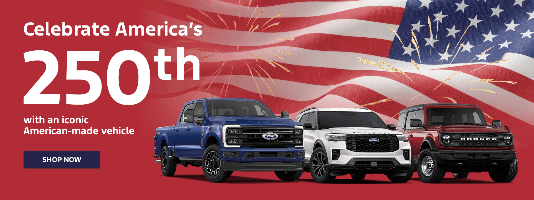 Celebrate America’s 250th with an iconic American-made vehicle