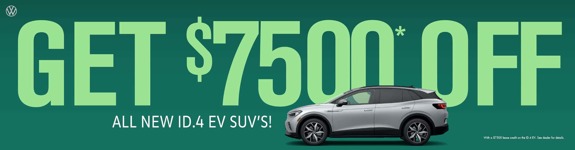 Save up to $7500 on ID.4 EV at VW Clear Lake
