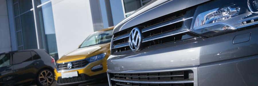 close up of volkswagen vehicle