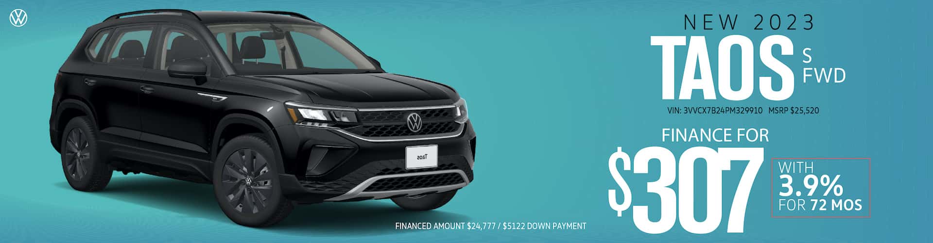 eXchange your vehicle for the new Taos at VW Cypress