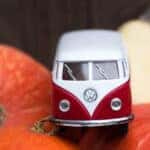 Volkswagen van on pumpkins