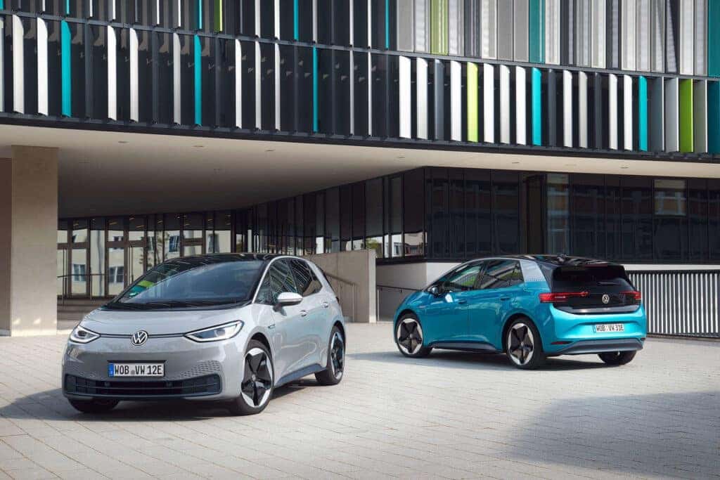 Volkswagen ID.3 Front View and Rear View