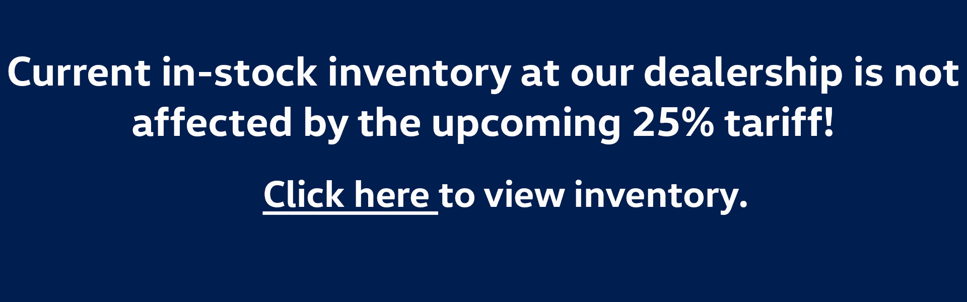Tariff-Inventory