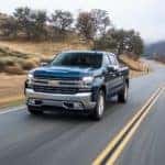 Chevy Silverado Driving Down Highway