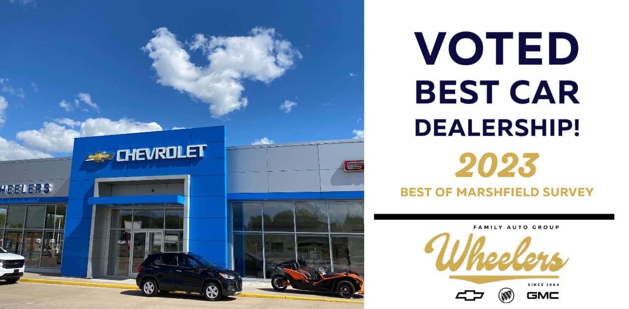 Wheelers Voted “Best Car Dealership” in the Best of Marshfield Survey