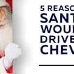 santa drives a chevy