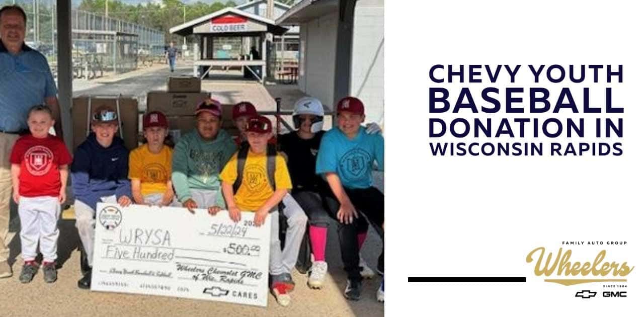 wheelers rapids baseball donation