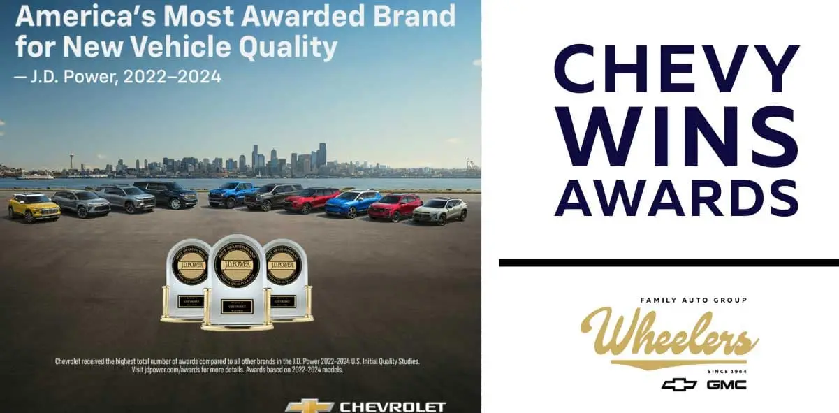 Chevrolet Most Awarded Brand for New Vehicle Quality | Wheelers Family ...