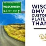 wisconsin vanity plate