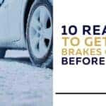 reasons to get brakes checked