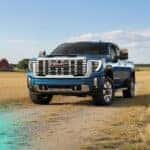 GMC Sierra Heavy Duty in Wisconsin Farm Field Near Wausau, Marshfield and Stevens Point