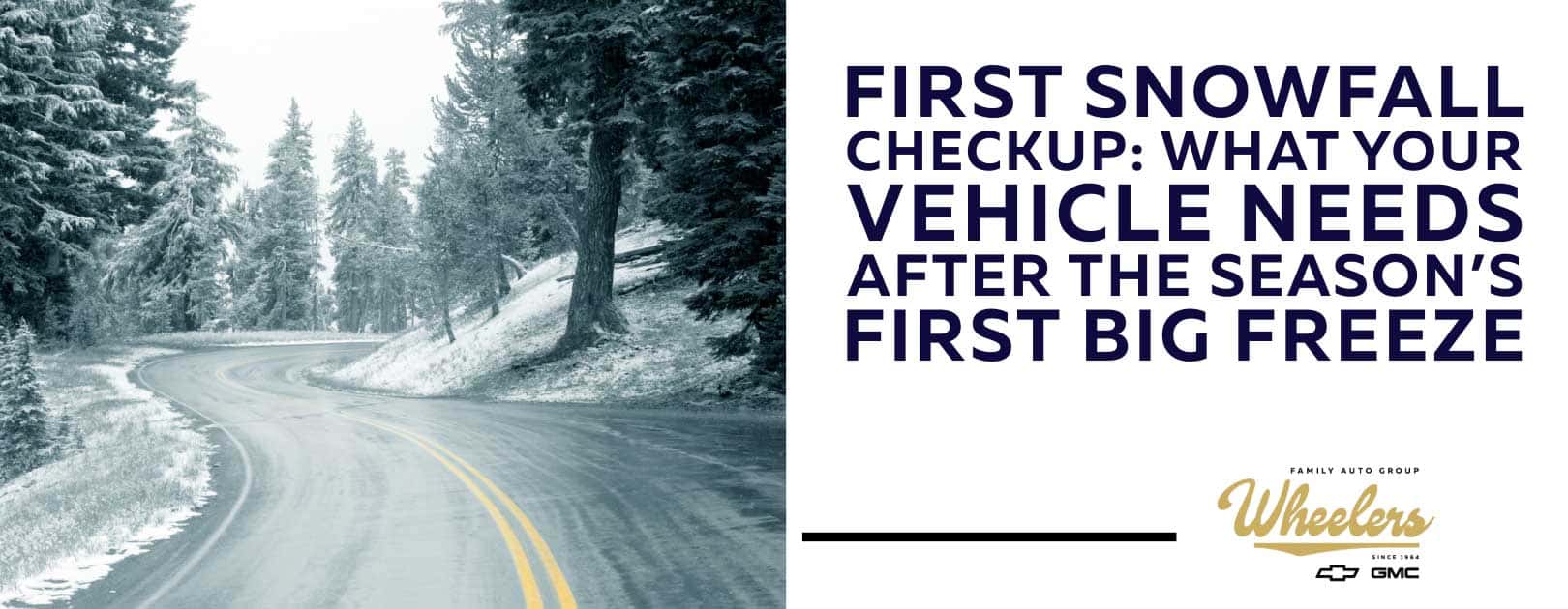 first snowfall checkup