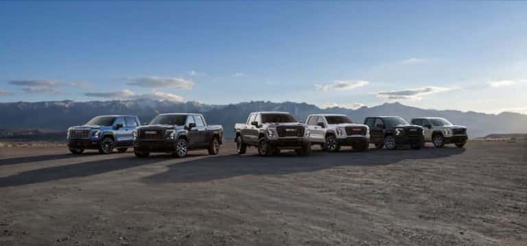 2027 GMC Sierra 1500 full model lineup — Pro, Elevation, AT4, AT4X, Denali, and Denali Ultimate