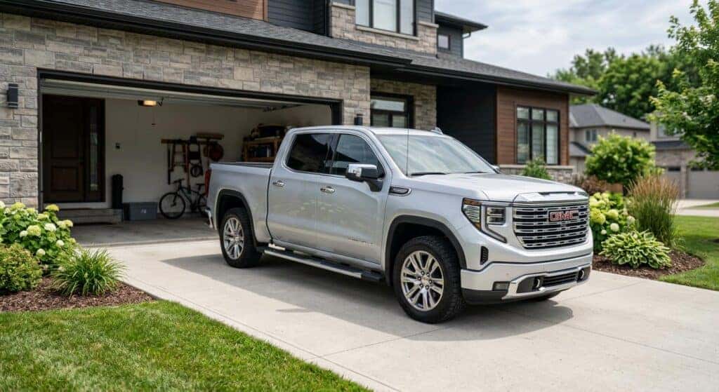 gmc sierra at home