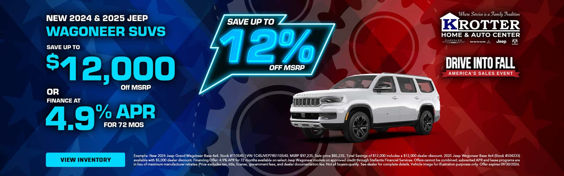New 2024 & 2025 Jeep Wagoneer SUVs $12,000 off MSRP