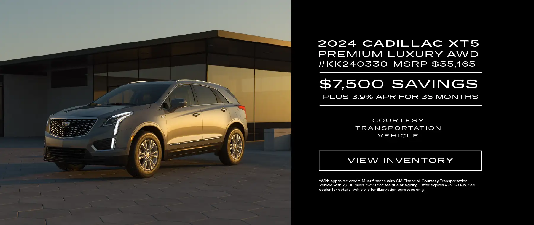 Woodhouse Cadillac XT5 Premium Luxury Offer