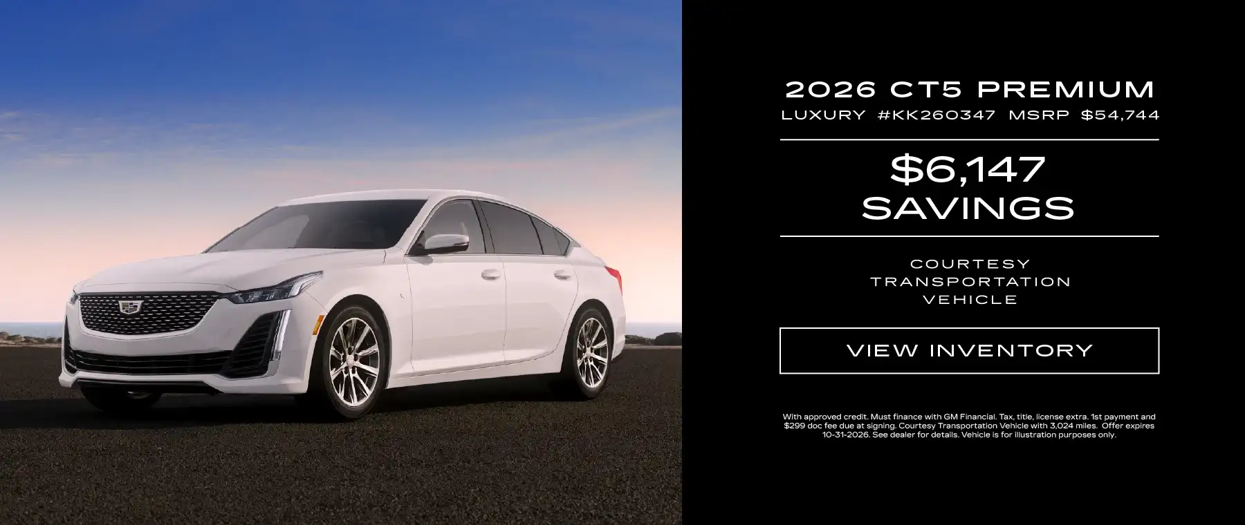 2026 Cadillac CT5 Premium Luxury #KK260347 - $6,147 Savings*
